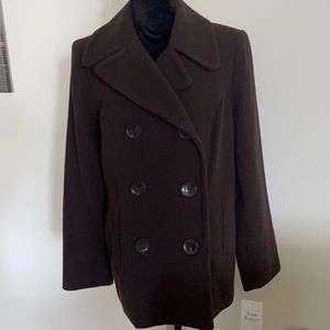 Style & company women’s brown short coat size M